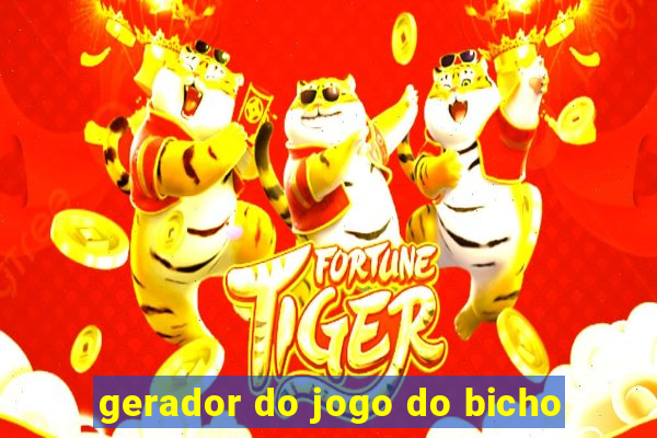gerador do jogo do bicho